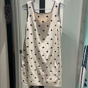 Cynthia Rowley White and Black Polka Dot Mini Dress